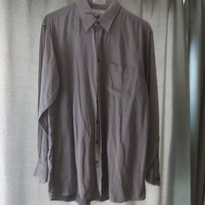 Men's bottom down long sleeve shirt